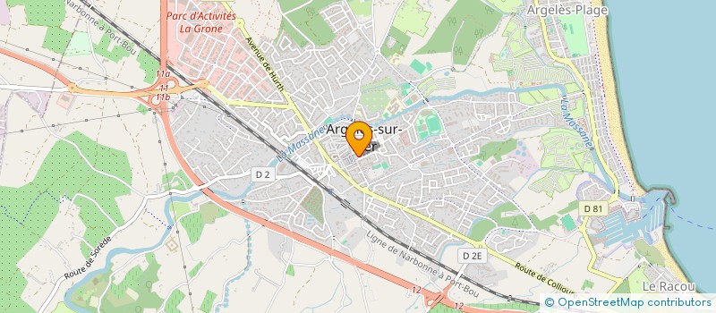 localisation de l'entreprise THMI à ARGELES-SUR-MER