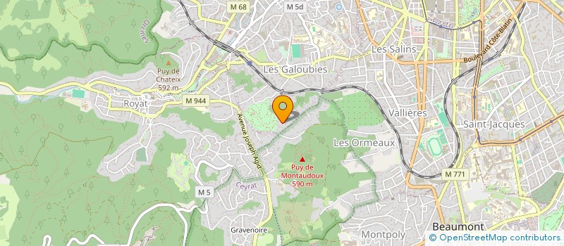 localisation de l'entreprise THNZ  CHAMALIERES