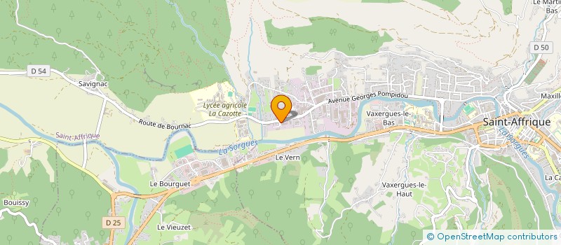 localisation de l'entreprise THO-NIN  SAINT-AFFRIQUE