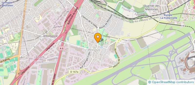localisation de l'entreprise THOALEX à WISSOUS