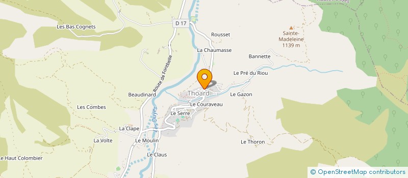 localisation de l'entreprise THOARD ALIMENTATION à THOARD