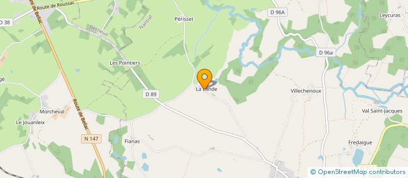 localisation de l'entreprise THOBERT à COMPREIGNAC