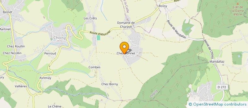 localisation de l'entreprise THOCAR  CHOISY