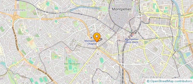 localisation de l'entreprise THOCASTE à MONTPELLIER