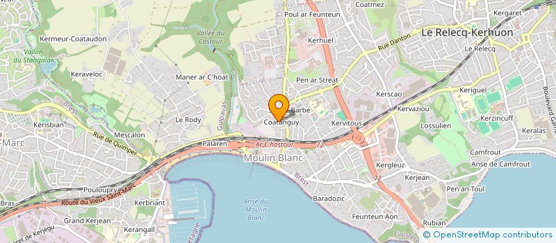 localisation de l'entreprise THOCESTE  LE RELECQ-KERHUON