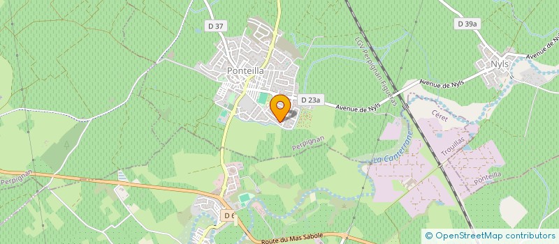 localisation de l'entreprise THOCIA  THUIR