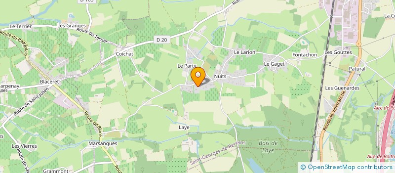 localisation de l'entreprise THOCOVAL  SAINT-GEORGES-DE-RENEINS