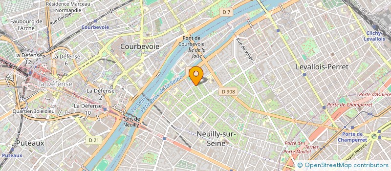 localisation de l'entreprise THODEVI 2 à NEUILLY-SUR-SEINE