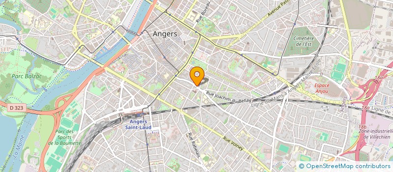 localisation de l'entreprise THODURE à ANGERS
