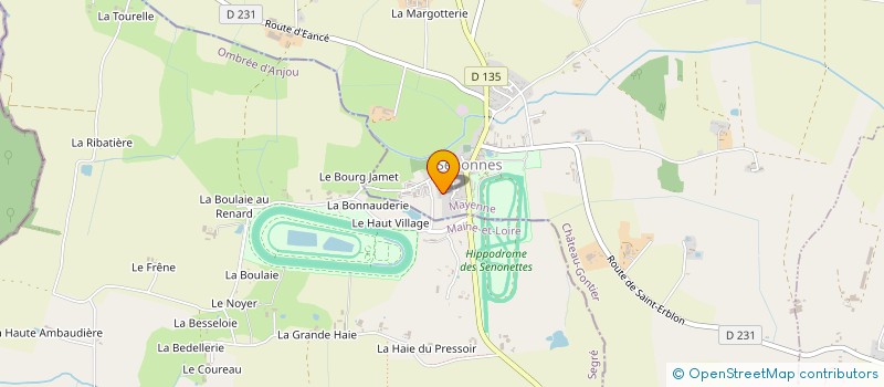 localisation de l'entreprise THOGUIMAT  SENONNES