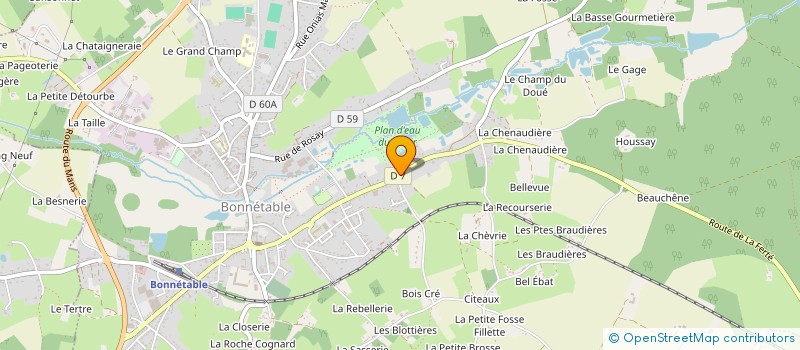 localisation de l'entreprise THOHECHAGA  BONNETABLE