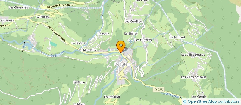 localisation de l'entreprise THOHELO  BEAUFORT