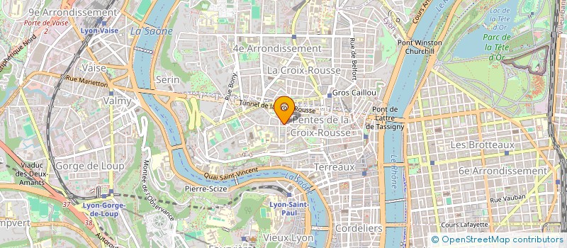 localisation de l'entreprise THOHT à LYON 1ER