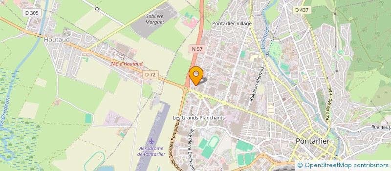 localisation de l'entreprise THOIRY DISTRIBUTION  PONTARLIER