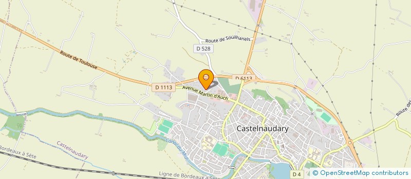 localisation de l'entreprise THOLA à CASTELNAUDARY