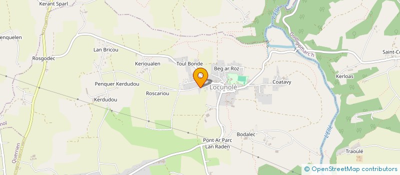 localisation de l'entreprise THOLIE  LOCUNOLE