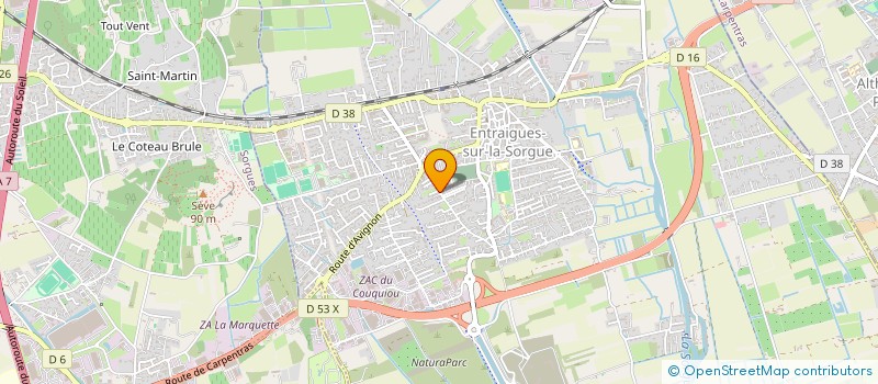 localisation de l'entreprise THOLIE  MORIERES-LES-AVIGNON