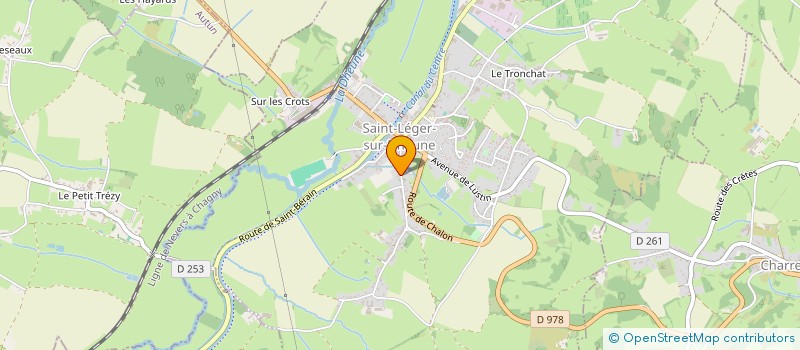 localisation de l'entreprise THOLIETTE à SAINT-LEGER-SUR-DHEUNE