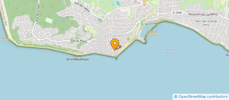 localisation de l'entreprise THOLINE à LA TRANCHE-SUR-MER