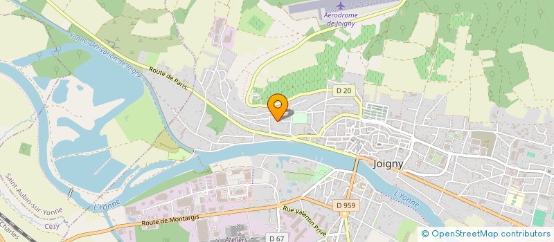 localisation de l'entreprise THOLIVIER à JOIGNY