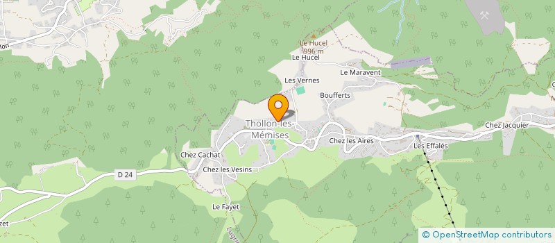 localisation de l'entreprise THOLLON D'HIER ET D'AUJOURD'HUI  THOLLON-LES-MEMISES