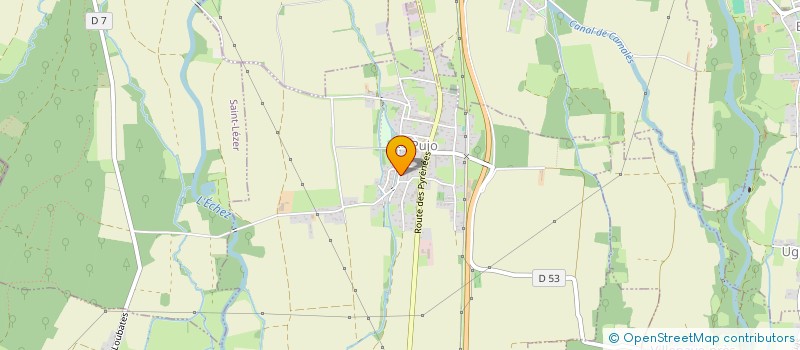 localisation de l'entreprise THOLOT ET FILS  PUJO