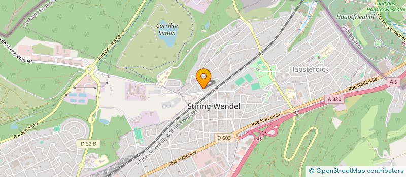 localisation de l'entreprise THOLUC  STIRING-WENDEL