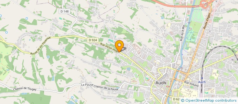 localisation de l'entreprise THOLUM  AUCH