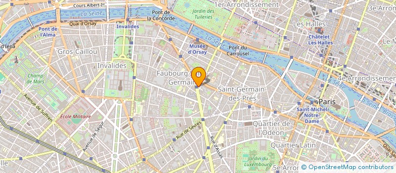 localisation de l'entreprise THOM CUISINES à PARIS