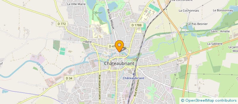 localisation de l'entreprise THOM.IMMO  CHATEAUBRIANT