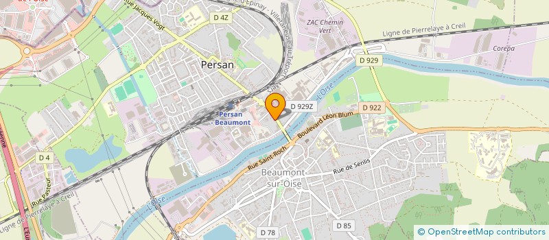 localisation de l'entreprise THOM-SERVICES  PERSAN