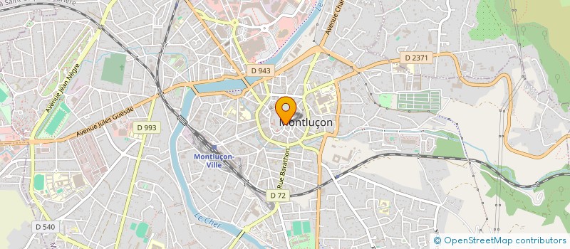 localisation de l'entreprise THOM TARTINES à MONTLUCON