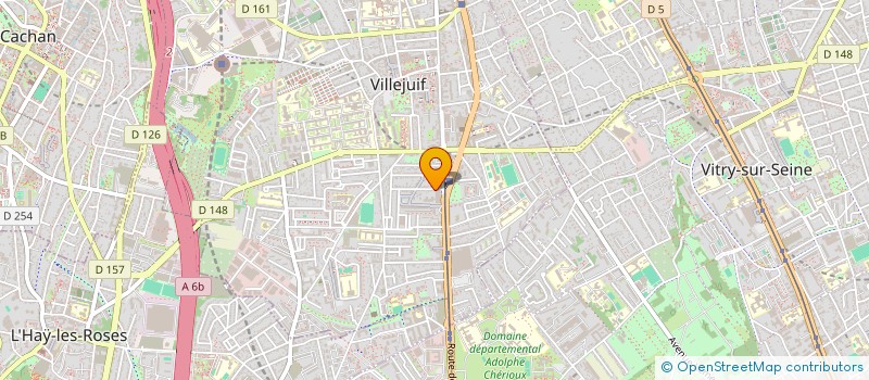 localisation de l'entreprise THOM THOM  VILLEJUIF