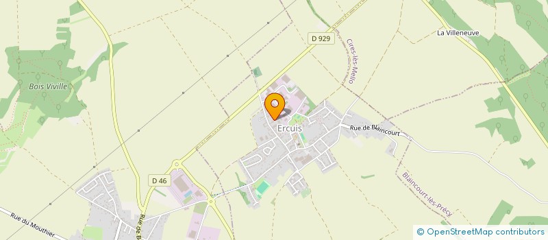 localisation de l'entreprise THOMA  ERCUIS