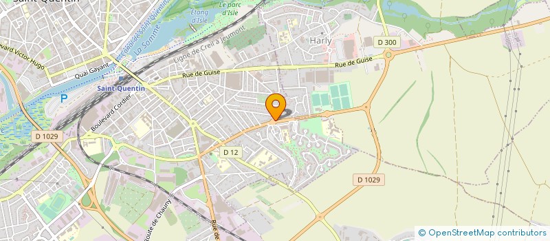 localisation de l'entreprise THOMABAZAR à SAINT-QUENTIN
