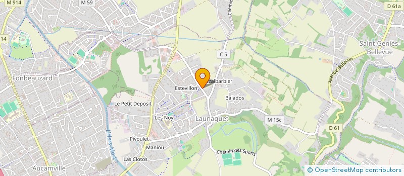 localisation de l'entreprise THOMAI IMMOBILIER  LAUNAGUET