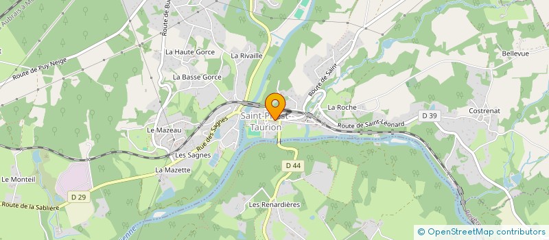 localisation de l'entreprise THOMAIN  SAINT-PRIEST-TAURION