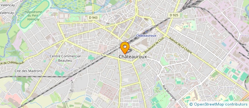 localisation de l'entreprise THOMALEX à CHATEAUROUX