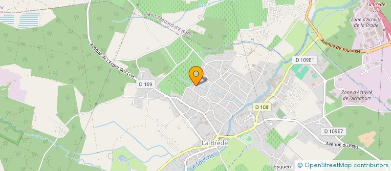 localisation de l'entreprise THOMANDREA  LA BREDE