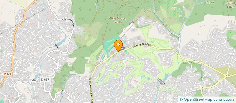 localisation de l'entreprise THOMAR  SAINT-RAPHAEL