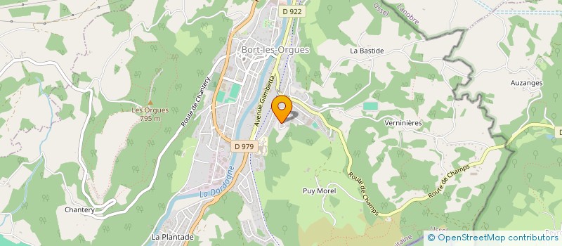 localisation de l'entreprise THOMAR  BORT-LES-ORGUES