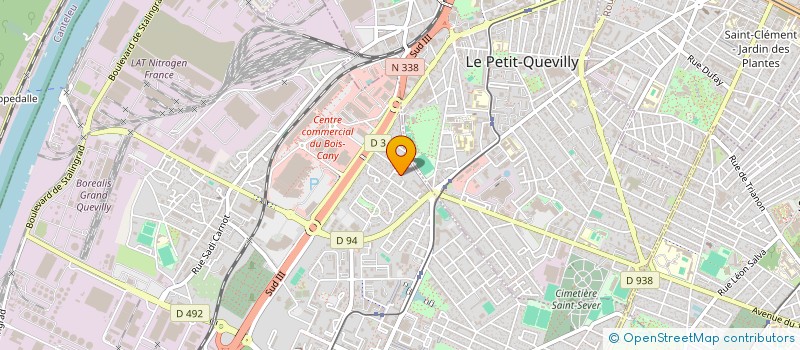 localisation de l'entreprise THOMARI  LE GRAND-QUEVILLY