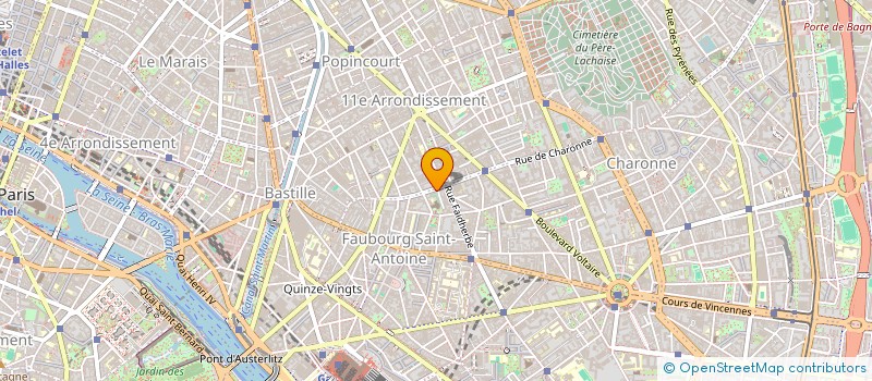 localisation de l'entreprise THOMART.PP  PARIS