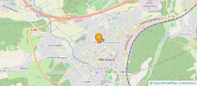 localisation de l'entreprise THOMARWEN  HERICOURT