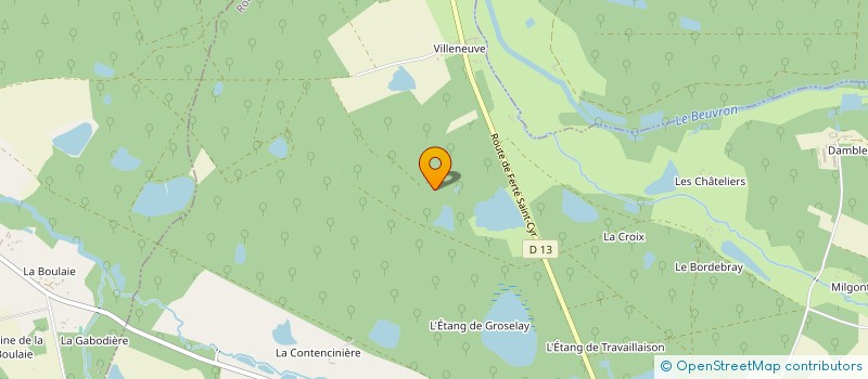 localisation de l'entreprise THOMAS à VERNOU-EN-SOLOGNE