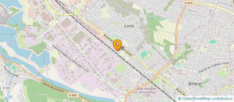 localisation de l'entreprise THOMAS  LONS