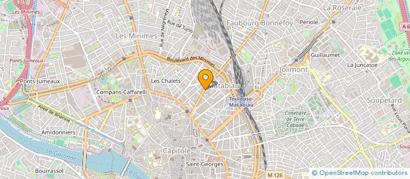 localisation de l'entreprise THOMAS  TOULOUSE