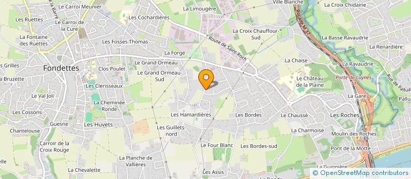 localisation de l'entreprise THOMAS à FONDETTES