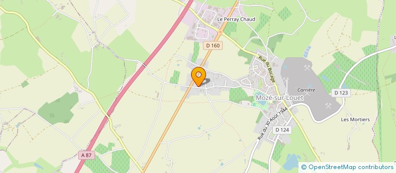 localisation de l'entreprise THOMAS  MOZE-SUR-LOUET