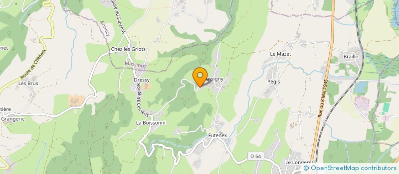 localisation de l'entreprise THOMAS  ENTRELACS